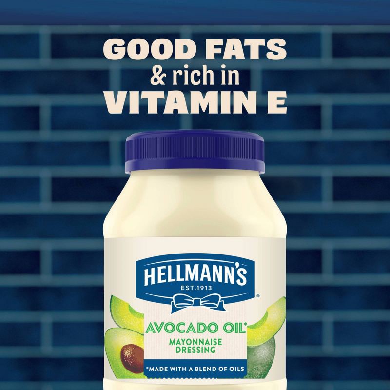 slide 6 of 7, Hellmann's Avocado Oil Mayonnaise - 30oz, 30 oz