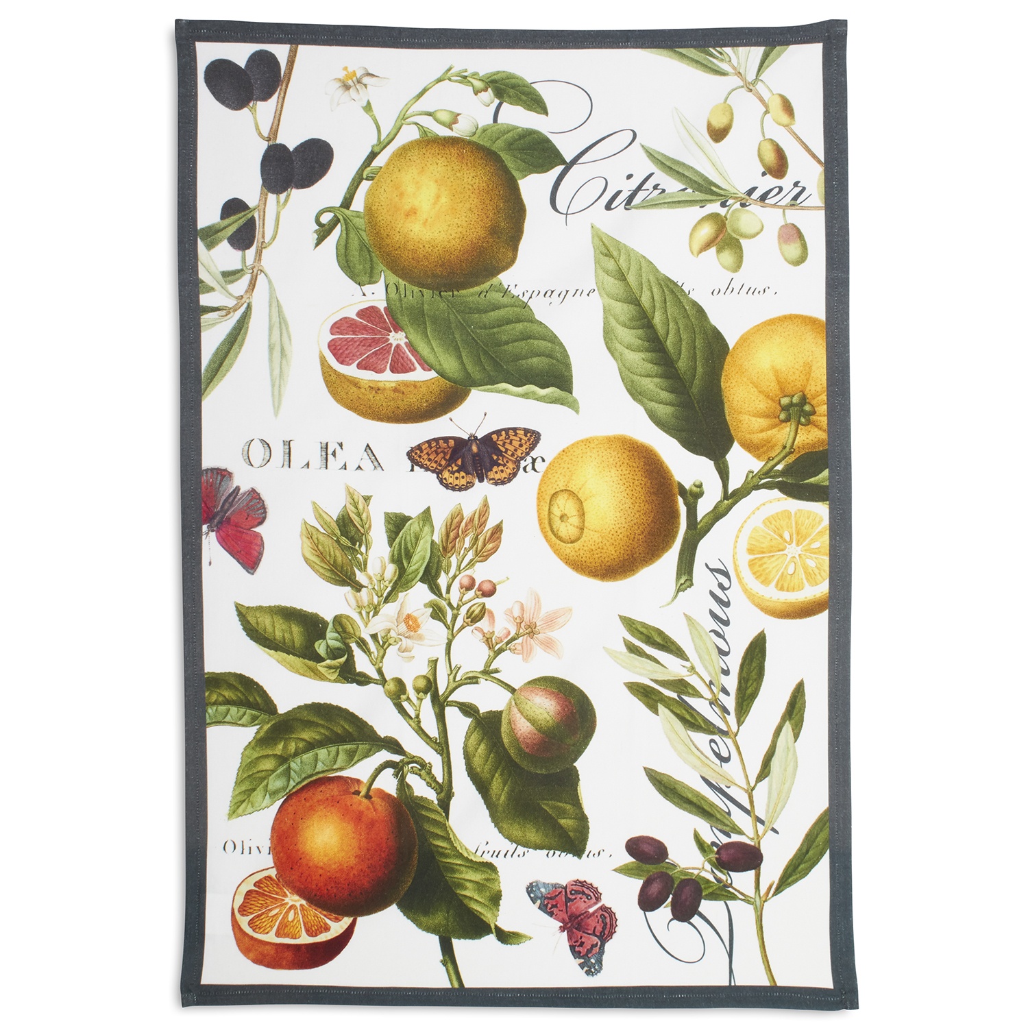 slide 1 of 1, Sur La Table Botanical Citrus Kitchen Towel, 30 in x 20 in