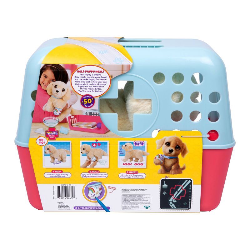 slide 3 of 15, Little Live Pets Ouchies - Cooper The Retriever Puppy, 1 ct