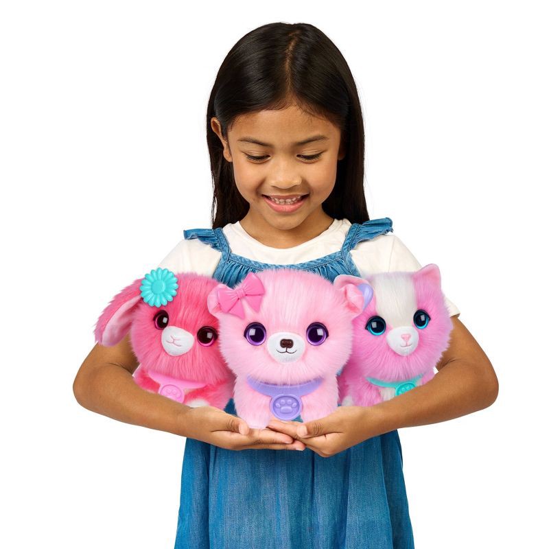 slide 15 of 15, SCRUFF-A-LUVS Single Pet - Pink: Stuffed Dog, Cat, or Rabbit Toy, 8.66" Polyester Doll, 1 ct