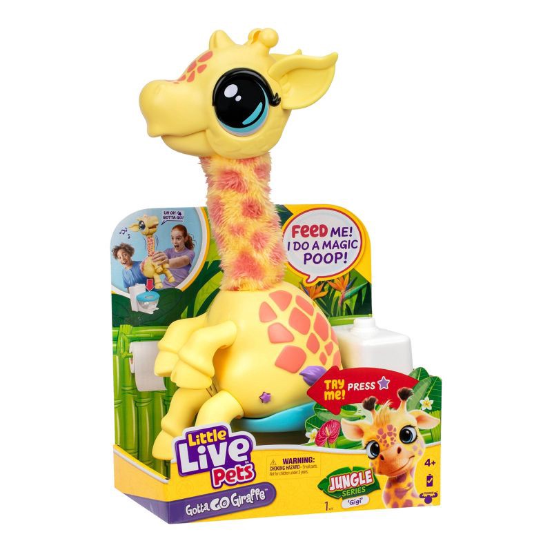slide 10 of 11, Little Live Pets Gotta Go Giraffe - Gigi, 1 ct