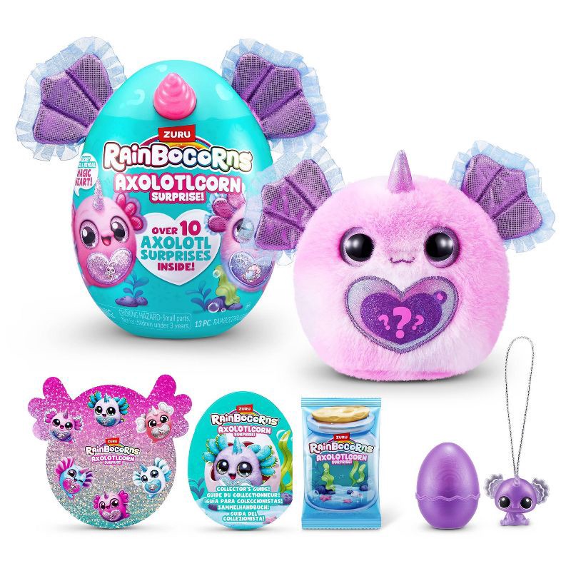 slide 1 of 11, Rainbocorns Axolotlcorn Stuffed Animal, 1 ct