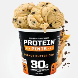 Protein Pints Peanut Butter Chip High Protein Ice Cream - 16fl oz