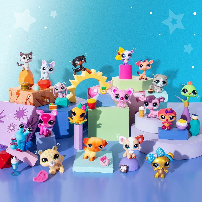slide 4 of 9, Littlest Pet Shop Surprise Singles - Series 4, Collectible Figures: Plastic Mini Pet Figure by Hasbro, 1 ct
