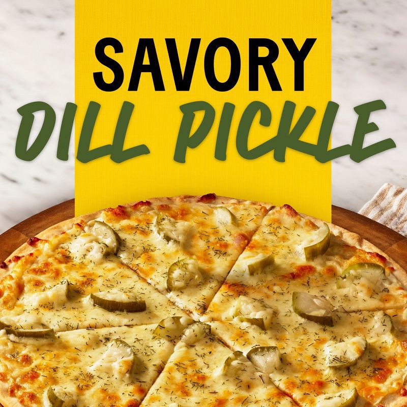 slide 3 of 7, California Pizza Kitchen Dill Pickle Thin Crust Frozen Pizza - 14.7oz​, 14.7 oz