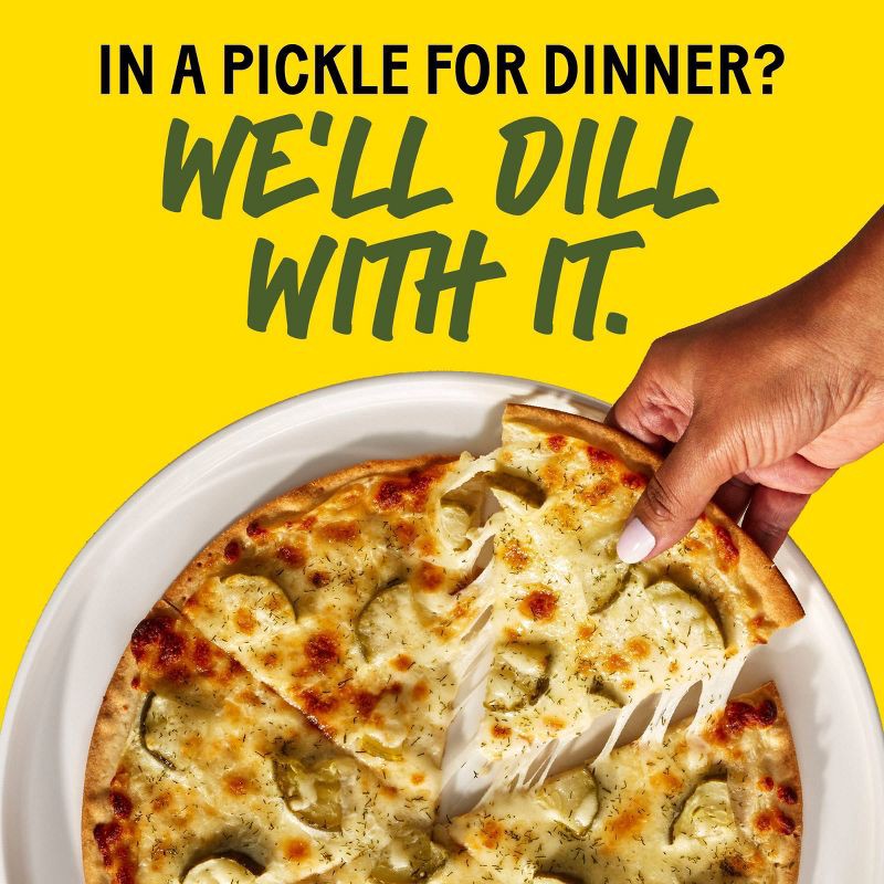slide 5 of 7, California Pizza Kitchen Dill Pickle Thin Crust Frozen Pizza - 14.7oz, 14.7 oz