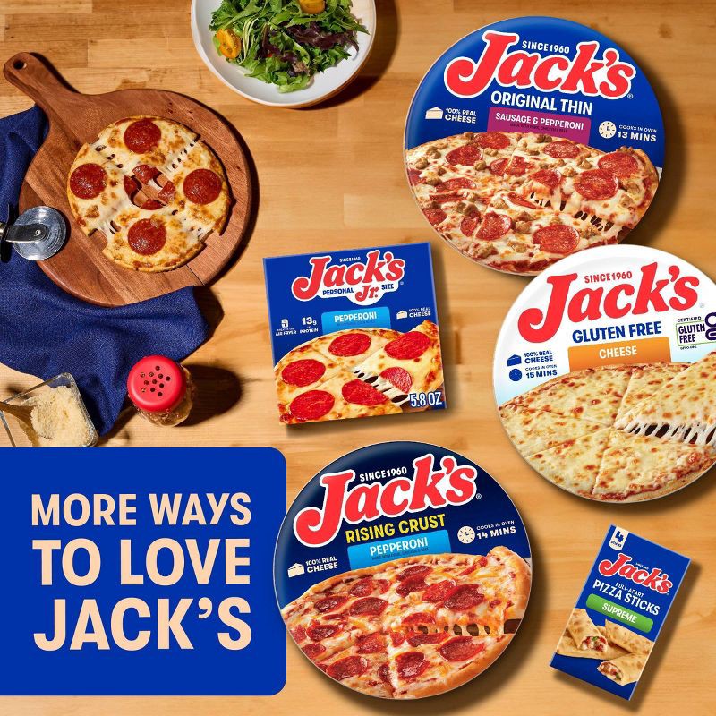 slide 5 of 7, Jack's Single Serve Pepperoni Frozen Pizza - 5.8oz, 5.8 oz