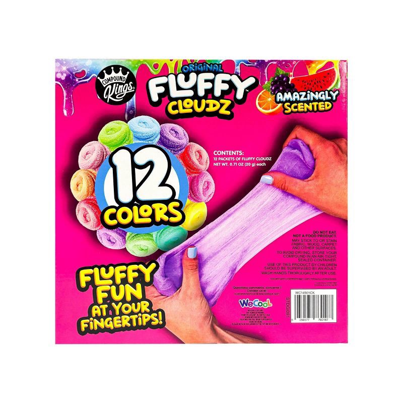 slide 6 of 6, Compound Kings Fluffy Cloudz Box Set - 12pk: Creative Thinking Slimes, 1.6 Net Weight, 12 Pieces, 12 ct