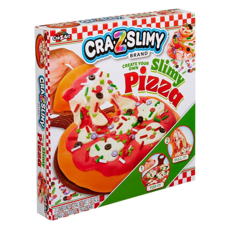slide 8 of 9, Cra-Z-Slimy Pizza Slimes and Putties, 1 ct