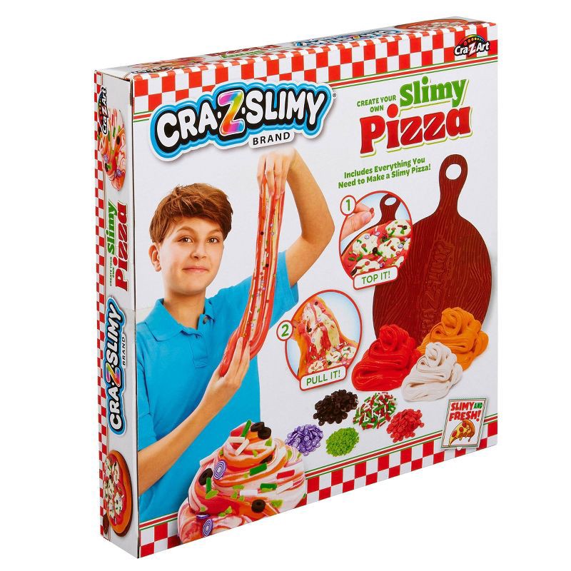 slide 9 of 9, Cra-Z-Slimy Pizza Slimes and Putties, 1 ct