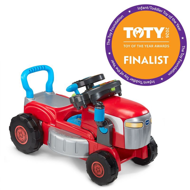 slide 2 of 10, VTech Get Growing Tractor & Mower Ride-On, 1 ct