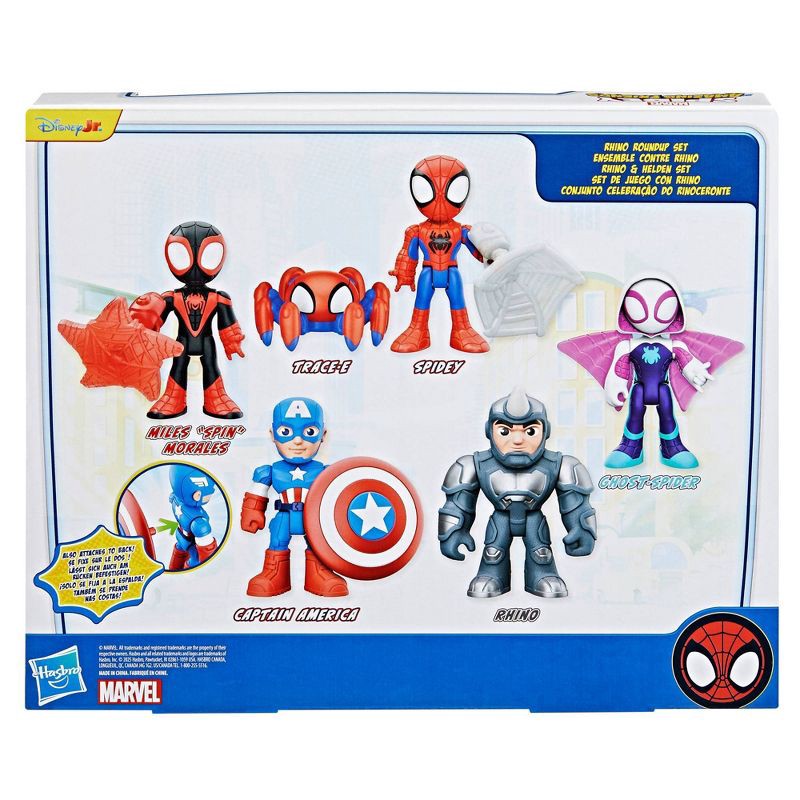 slide 4 of 6, Marvel Spidey and His Amazing Friends Rhino Roundup Set, Christmas Gifts for Kids, 1 ct