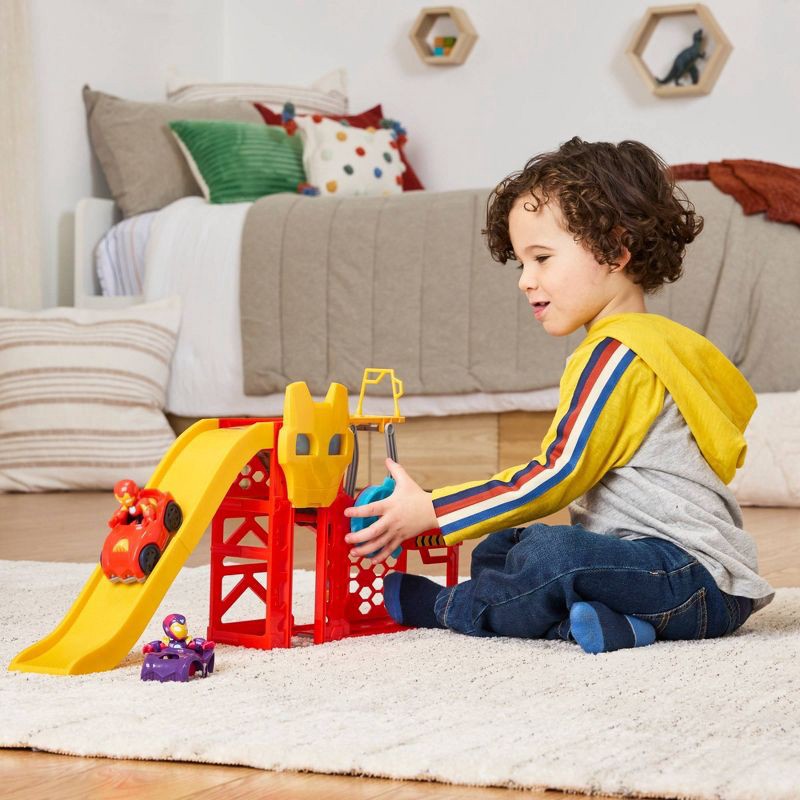 slide 3 of 8, IRONMAN Marvel Iron Man and his Awesome Friends Iron Garage, Christmas Gifts for Kids, 1 ct