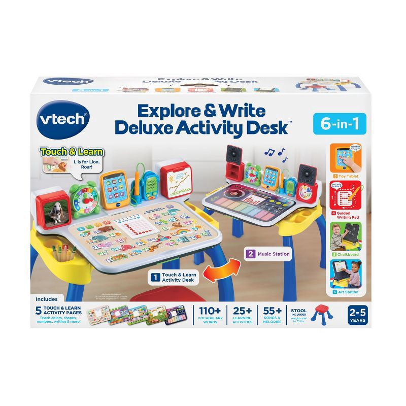 slide 10 of 10, VTech Explore & Write Deluxe Activity Desk, 1 ct