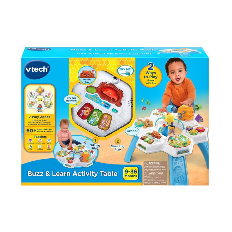 slide 10 of 10, VTech Buzz & Learn Activity Table, 1 ct