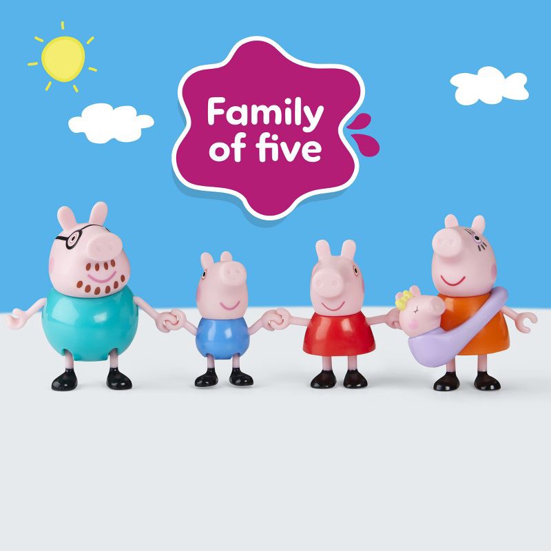 slide 3 of 5, Peppa Pig Family Mini Figure, 1 ct