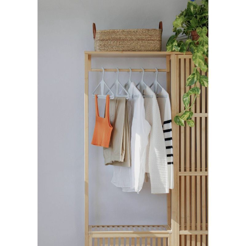 slide 4 of 9, Kangaroo Hangers 10pk Original Clothes Hangers White, 10 ct