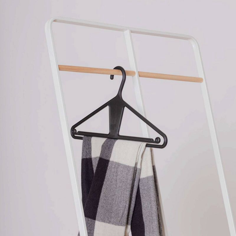 slide 9 of 9, Kangaroo Hangers 10pk Original Clothes Hangers White, 10 ct