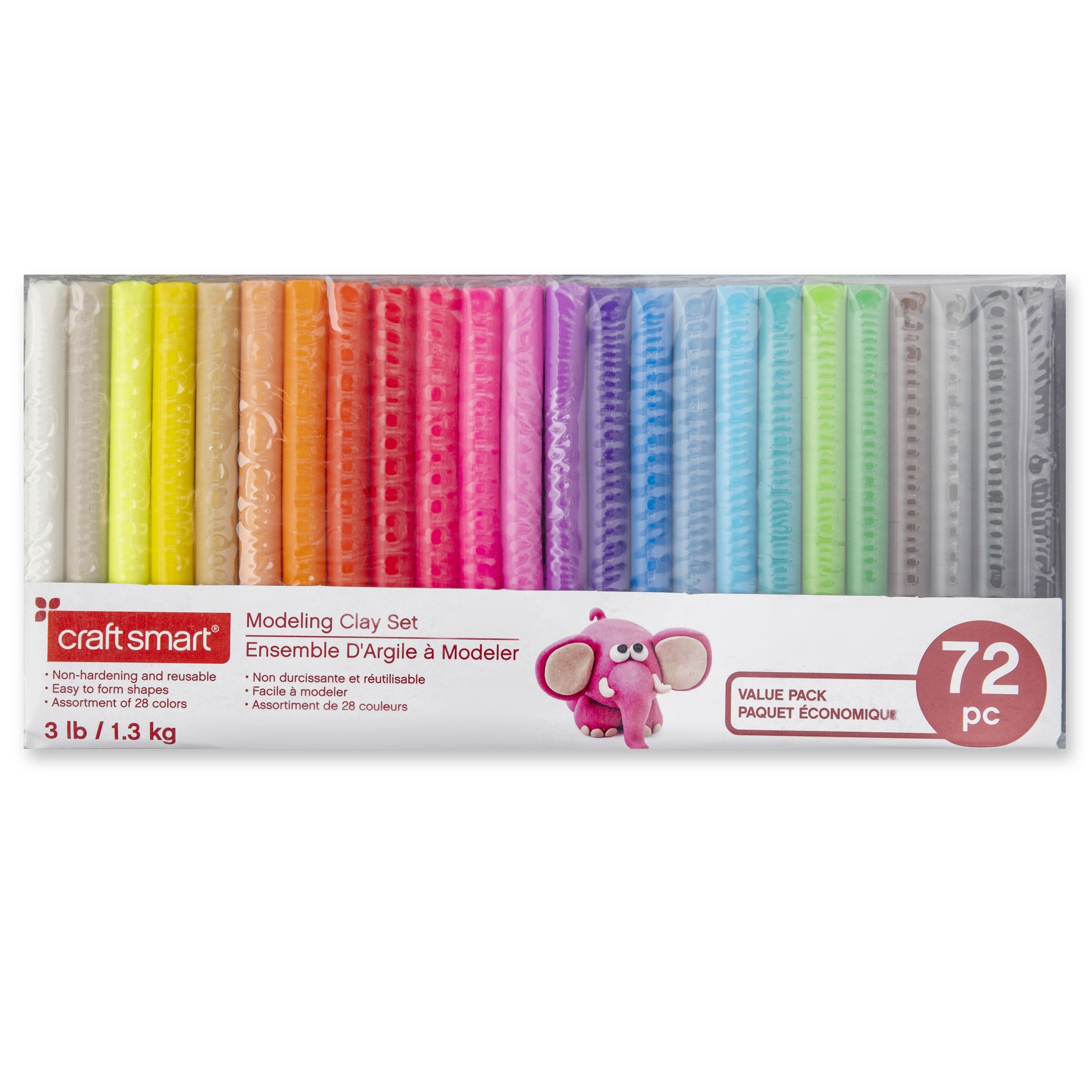 slide 7 of 10, Modeling Clay Set By Craft Smart, 10.1 in x 1.4 in x 5.8 in