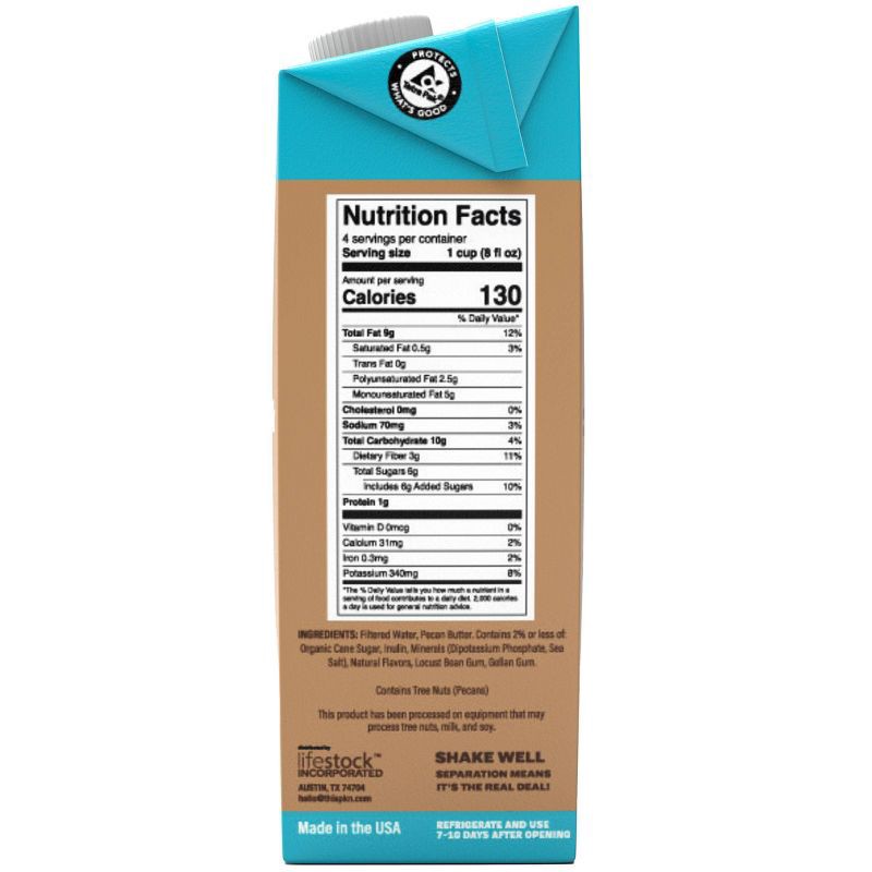 slide 3 of 8, PKN Dairy-Free Pecan Milk - 32 fl oz, 32 fl oz