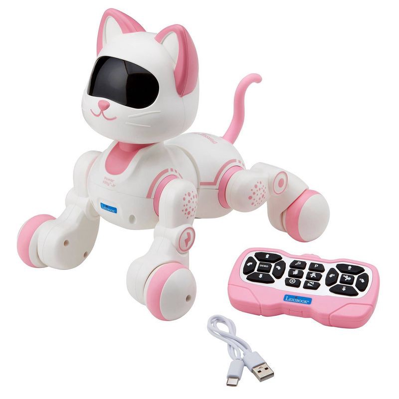 slide 3 of 11, Robo-Tech RoseArt Power Kitty Jr Interactive Robot Cat Toy with RC Controller – Lights, Music & STEM Learning – Ages 4+, 1 ct