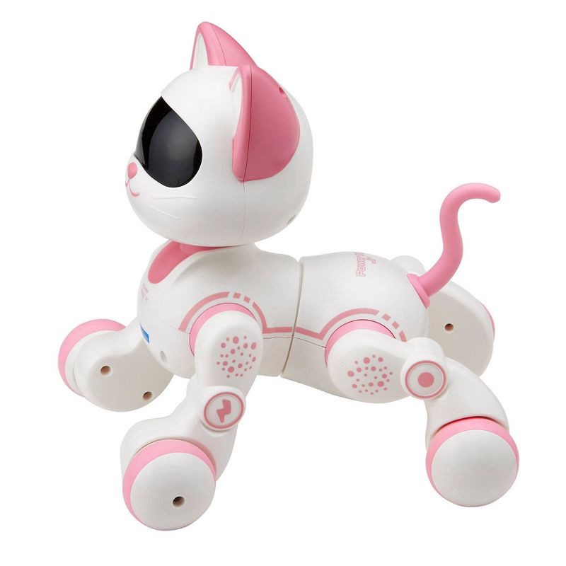 slide 5 of 11, Robo-Tech RoseArt Power Kitty Jr Interactive Robot Cat Toy with RC Controller – Lights, Music & STEM Learning – Ages 4+, 1 ct