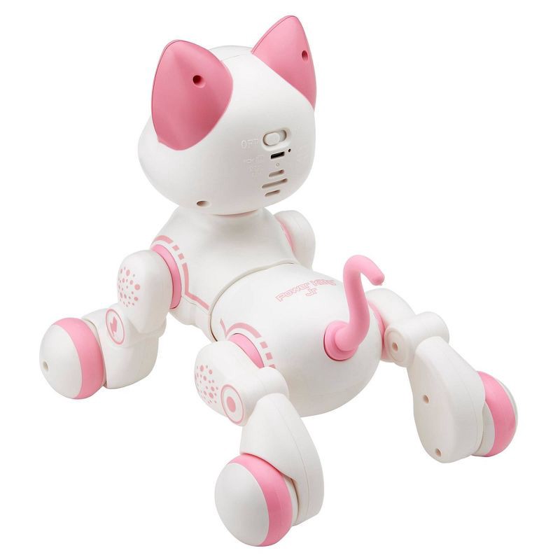 slide 7 of 11, Robo-Tech RoseArt Power Kitty Jr Interactive Robot Cat Toy with RC Controller – Lights, Music & STEM Learning – Ages 4+, 1 ct