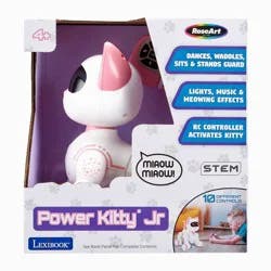 Robo-Tech RoseArt Power Kitty Jr Interactive Robot Cat Toy with RC Controller – Lights, Music & STEM Learning – Ages 4+