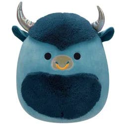Squishmallows 14" Bison Stuffed Animal: Character Theme, Creative Thinking Focus, Polyester Material
