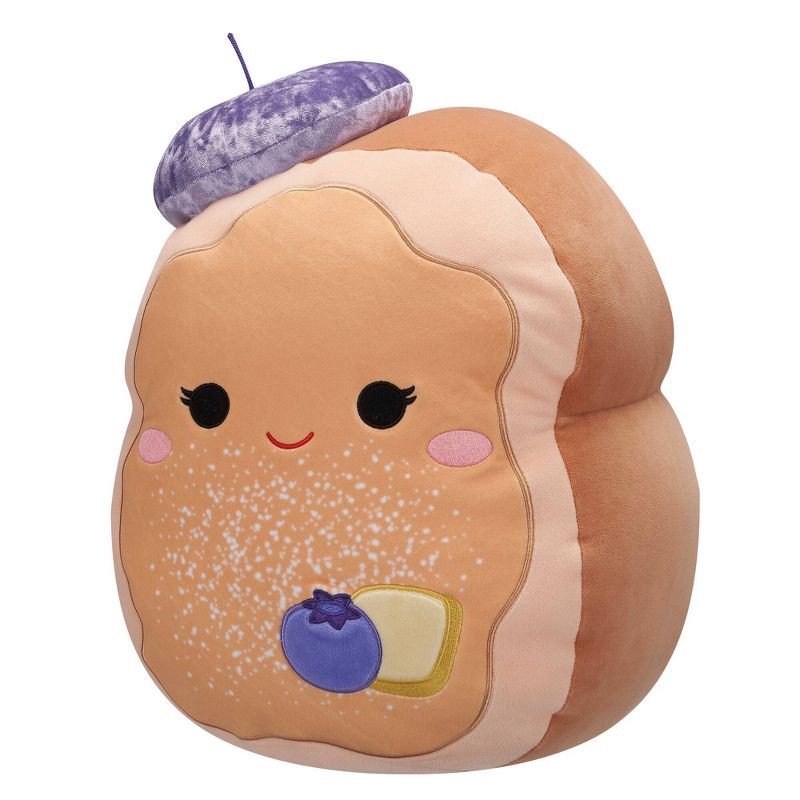 slide 4 of 12, Squishmallows 14" French Toast Stuffed Animal: Character Plush Toy, Polyester Material, Creative Thinking Focus, 1 ct