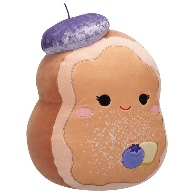 slide 5 of 12, Squishmallows 14" French Toast Stuffed Animal: Character Plush Toy, Polyester Material, Creative Thinking Focus, 1 ct