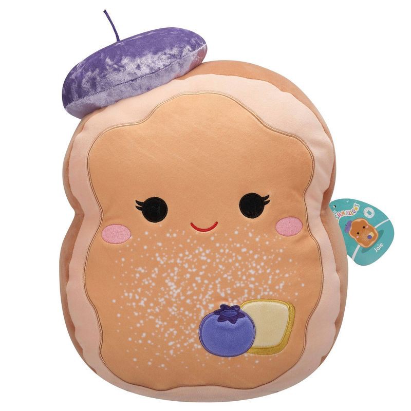 slide 10 of 12, Squishmallows 14" French Toast Stuffed Animal: Character Plush Toy, Polyester Material, Creative Thinking Focus, 1 ct