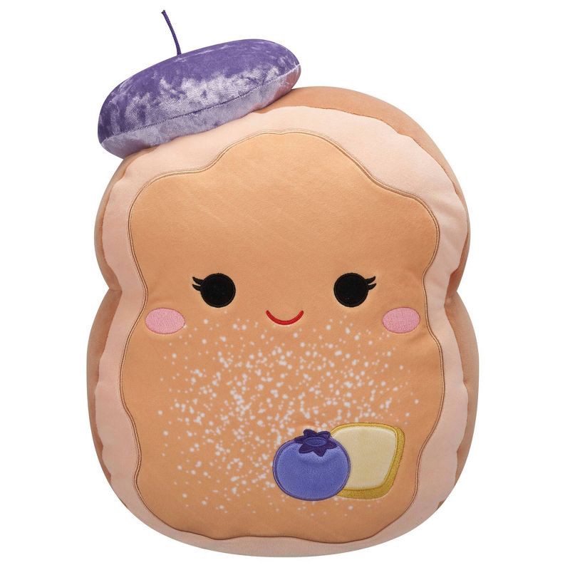 slide 1 of 12, Squishmallows 14" French Toast Stuffed Animal: Character Plush Toy, Polyester Material, Creative Thinking Focus, 1 ct
