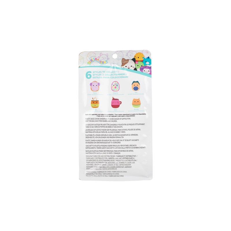 slide 7 of 19, Squishmallows 5" Scented Foil Bag Blinds Stuffed Animal: Polyester Fantasy Toy, Non-Animal Design, 1 ct