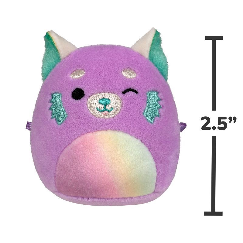 slide 3 of 3, Squishmallows 2.5" MicroMallows Blinds Stuffed Animal: Plush Kids Toy, Polyester, Animal Design Varies, 1 ct