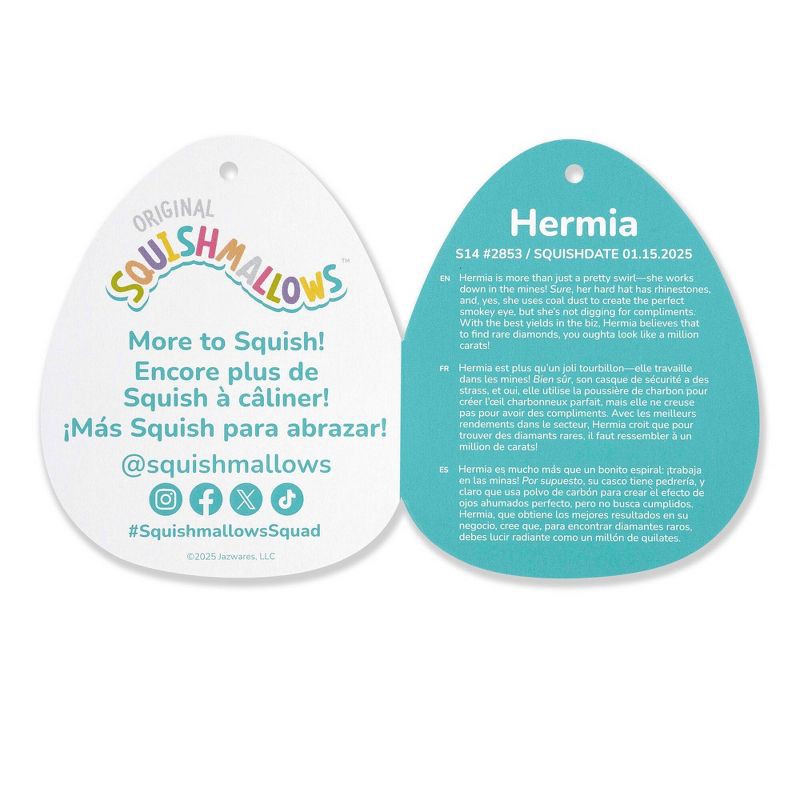 slide 3 of 12, Squishmallows 14" Rosewater Latte Stuffed Animal: Food-Inspired Polyester Plush Toy, 1 ct