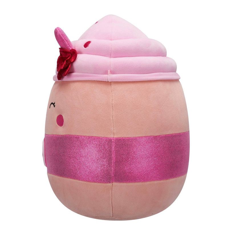 slide 6 of 12, Squishmallows 14" Rosewater Latte Stuffed Animal: Food-Inspired Polyester Plush Toy, 1 ct