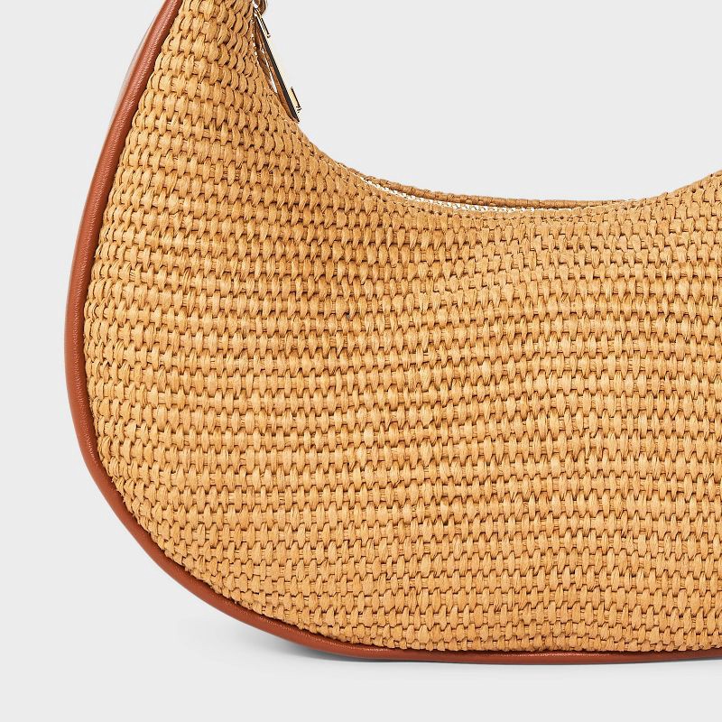 slide 4 of 4, Straw Bracelet Bag - A New Day™ Natural, 1 ct