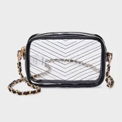 Quilted Camera Crossbody Bag - A New Day™ Clear