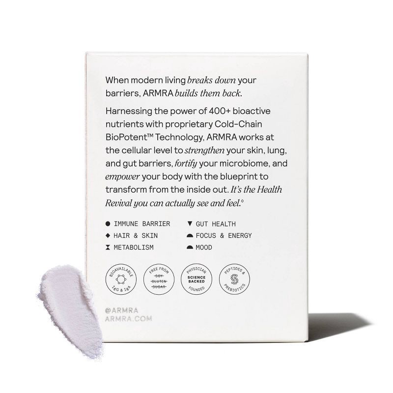 slide 2 of 5, ARMRA Colostrum Powder Travel Packs - Valiant Grape - 0.06oz/30ct, 0.06 oz, 30 ct