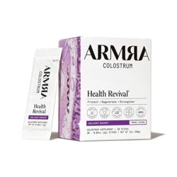 ARMRA Colostrum Powder Travel Packs - Valiant Grape - 0.06oz/30ct