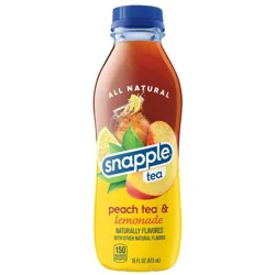 Snapple Peach Tea and Lemonade - 16 fl oz Bottle