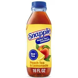 Snapple Peach Tea and Lemonade - 16 fl oz Bottle