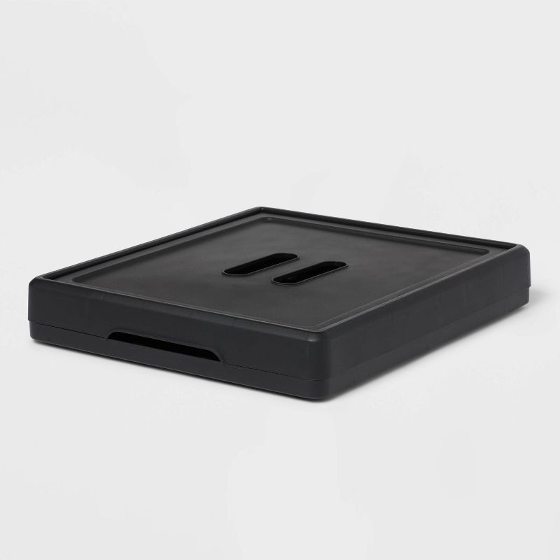 slide 3 of 4, 2040cu Collapsible Small Crate Black - Brightroom™, 1 ct