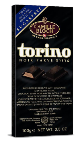 slide 1 of 1, Paskesz Torino Filled Parve Dark Chocolate, 3.5 oz