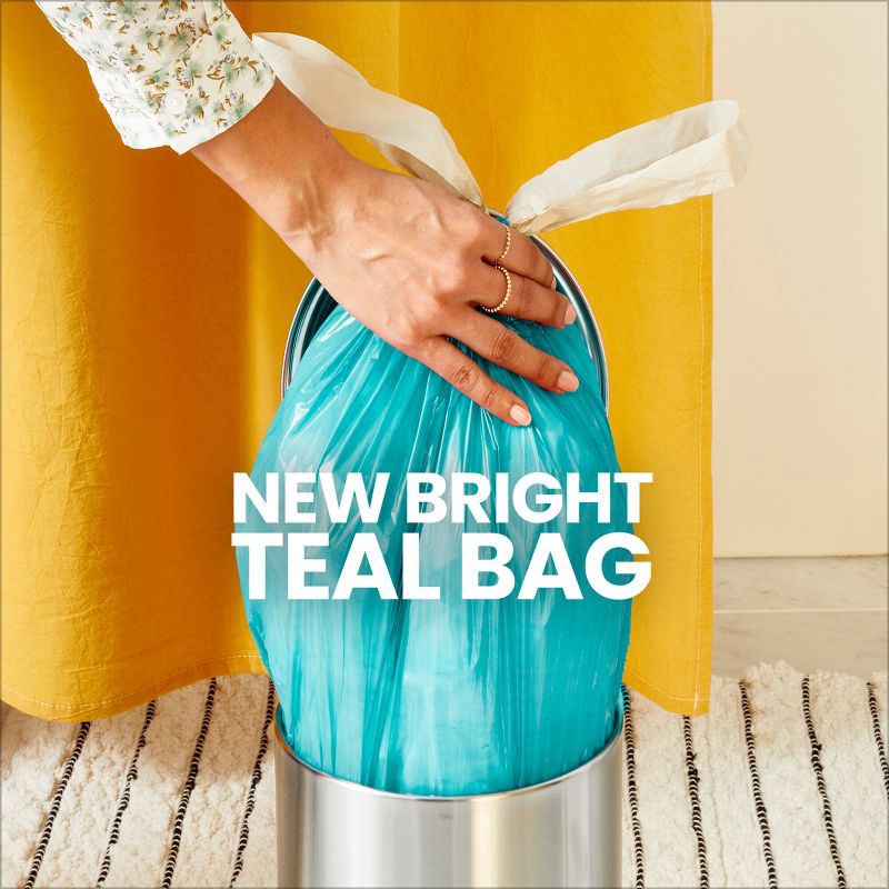 slide 5 of 12, Glad ForceFlex MaxStrength Bahama Bliss Drawstring Trash Bags - Febreze Freshness - 4gal - 34ct, 34 ct; 4 gal