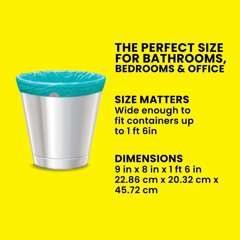 slide 9 of 12, Glad ForceFlex MaxStrength Bahama Bliss Drawstring Trash Bags - Febreze Freshness - 4gal - 34ct, 34 ct; 4 gal