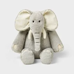 12" Gray Elephant Stuffed Animal - Gigglescape™