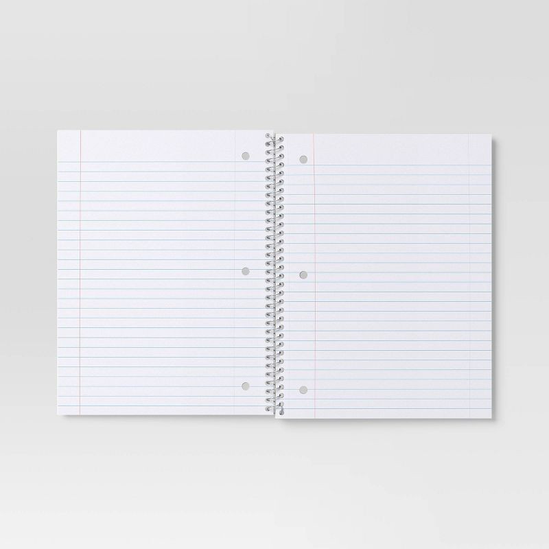 slide 2 of 3, Wide Rule Spiral Notebook Yellow - Dealworthy™, 1 ct