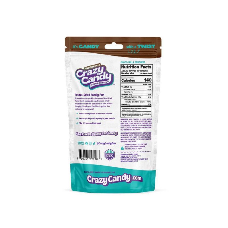 slide 2 of 5, Crazy Candy Freeze Dried Candy - Choco-Nilla Crunch - 2oz, 2 oz